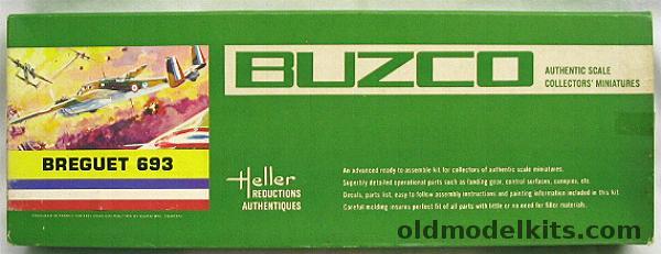 Heller 1/72 Breguet 693 - Buzco Issue, 201-200 plastic model kit